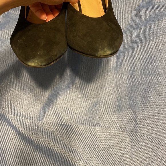 Black velvet pumps - Picture 3 of 4